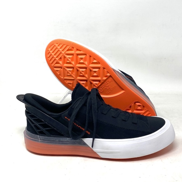 Converse CX FlyEase Low Top Shoe Skate Men's Canvas Black Mango Sneakers 172805C - Picture 3 of 9